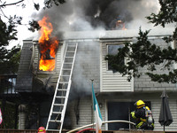 Fire on Montauk Ave, Misquamicut